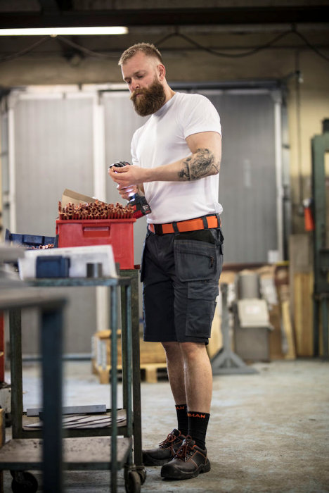 Hantverksshorts Svart